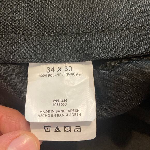 Haggar H26 Black Premium Straight Fit Flex Waistband Men’s Formal Dress Pants - Picture 10 of 10